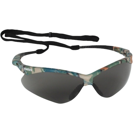 Kleenguard Safety Glasses, Anti-Fog, Smoke Lens, Camo Frame KCC22609